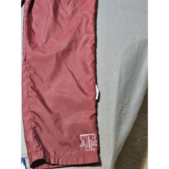 Red Oak Pants Mens Medium Maroon Texas A&M Aggies Pant Activewear Track Athletic - Picture 2 of 11